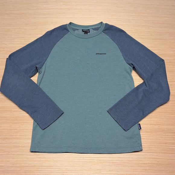 Patagonia Crewneck Uprisal Horizon Sweatshirt Mens Small Organic Cotton Preppy - Picture 2 of 10
